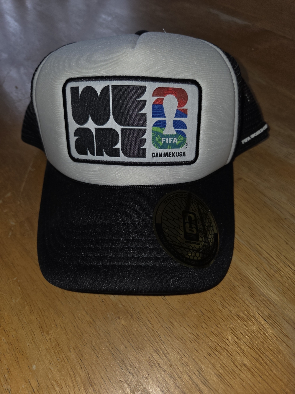 WE ARE FIFA Trucker Hat - Black and White